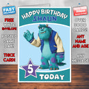 Personalised Monsters Birthday Card (SA)