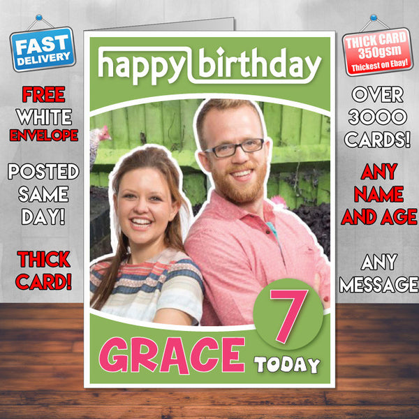 Personalised My Pet And Me 2 Style Theme Personalised Kidshows Birthday Card (SA)