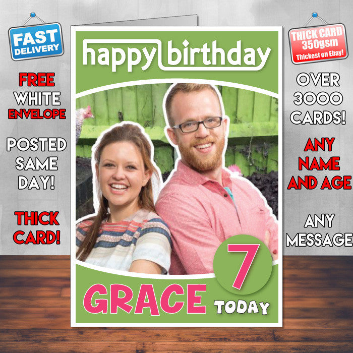 Personalised My Pet And Me 2 Style Theme Personalised Kidshows Birthday Card (SA)
