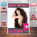 Personalised NS Yoon-G 1 Celebrity Inspired Style Birthday Card (SA)