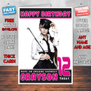 Personalised Namie Amuru 2 Celebrity Inspired Style Birthday Card (SA)