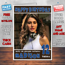 Personalised Nargis Fakhri 1 Bollywood Inspired Style Birthday Card (SA)