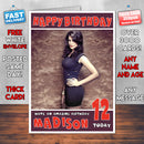 Personalised Nargis Fakhri 2 Bollywood Inspired Style Birthday Card (SA)