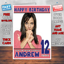 Personalised Natalie Imbruglia 1 Celebrity Inspired Style Birthday Card (SA)