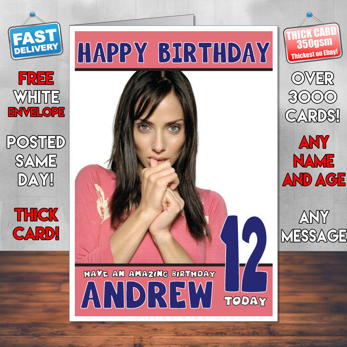 Personalised Natalie Imbruglia 1 Celebrity Inspired Style Birthday Card (SA)