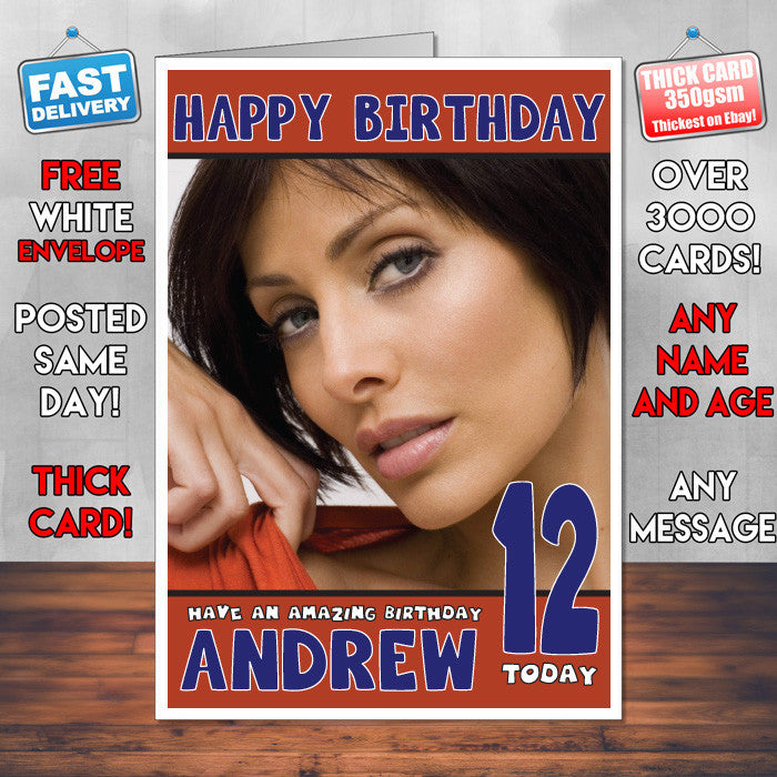 Personalised Natalie Imbruglia 2 Celebrity Inspired Style Birthday Card (SA)