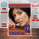 Personalised Natalie Imbruglia 2 Celebrity Inspired Style Birthday Card (SA)