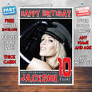 Personalised Natasha Bedingfield Celebrity Inspired Style Birthday Card (SA)
