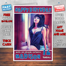 Personalised Neha Dhupia Bollywood Inspired Style Birthday Card (SA)