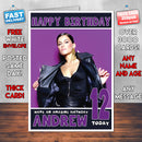 Personalised Nelly Furtado 2 Celebrity Inspired Style Birthday Card (SA)