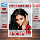 Personalised Nicole Scherzinger Celebrity Inspired Style Birthday Card (SA)