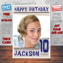 Personalised Nora Arnezeder 1 Celebrity Inspired Style Birthday Card (SA)