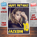 Personalised Nora Arnezeder 2 Celebrity Inspired Style Birthday Card (SA)