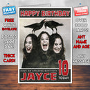 Personalised OZZY OSBOURN Celebrity Birthday Card (SA