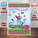 Personalised Oggy And The Cockroaches Style Inspired Cartoon Birthday Card (SA)