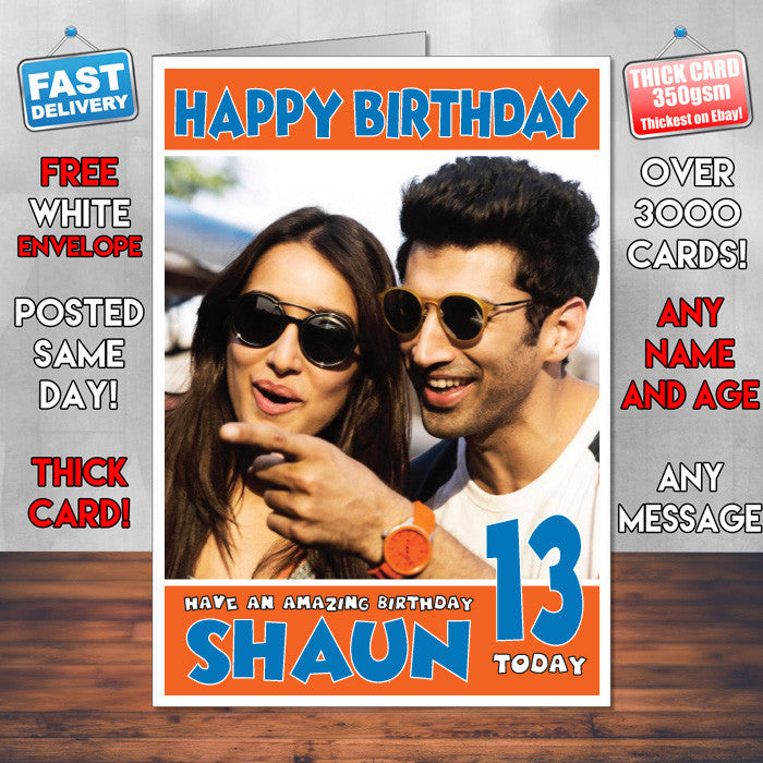 Personalised Ok Jaanu 2 Bollywood Inspired Style Birthday Card (SA)