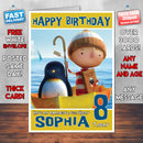 Personalised Oliver Jeffers Style Inspired Cartoon Birthday Card (SA)