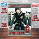 Personalised Oliver Sykes Celebrity Inspired Style Birthday Card (SA)