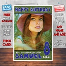 Personalised Olivia Wilde 3 INSPIRED THEME Celebrity Birthday Card (SA)