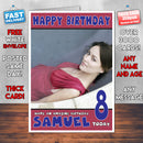 Personalised Olivia Wilde 4 INSPIRED THEME Celebrity Birthday Card (SA)