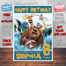 Personalised Open Season Style Inspired Cartoon Birthday Card (SA)