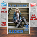 Personalised Orianthi 3 Celebrity Inspired Style Birthday Card (SA)