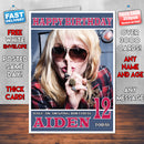 Personalised Otep 2 Celebrity Inspired Style Birthday Card (SA)