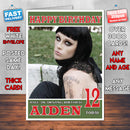 Personalised Otep 3 Celebrity Inspired Style Birthday Card (SA)