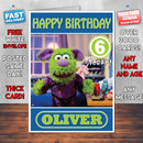 Personalised Pajanimals 4 Style Theme Personalised Kidshows Birthday Card (SA)