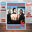 Personalised Papa Roach 2 INSPIRED THEME Music Birthday Card (SA)