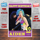 Personalised Paramore 2 Celebrity Inspired Style Birthday Card (SA)