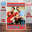 Personalised Paramore 3 Celebrity Inspired Style Birthday Card (SA)