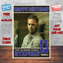 Personalised Paul Walker 2 INSPIRED THEME Celebrity Birthday Card (SA)
