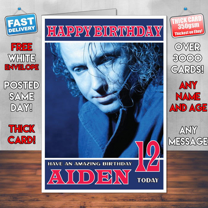 Personalised Pavel Kishan Celebrity Inspired Style Birthday Card (SA)
