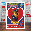 Personalised Paw Patrol 1 Birthday Card (SA)