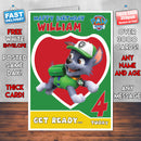 Personalised Paw Patrol 4 Birthday Card (SA)