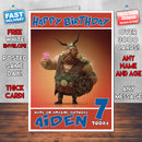 Personalised Pedro Conti Style Inspired Cartoon Birthday Card (SA)