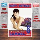 Personalised Penelope Cruz 1 INSPIRED THEME Celebrity Birthday Card (SA)