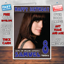 Personalised Penelope Cruz 3 INSPIRED THEME Celebrity Birthday Card (SA)