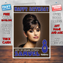 Personalised Penelope Cruz 5 INSPIRED THEME Celebrity Birthday Card (SA)