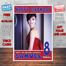 Personalised Penelope Cruz 6 INSPIRED THEME Celebrity Birthday Card (SA)