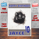 Personalised Pink Floyd 1 Celebrity Birthday Card (SA