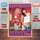 Personalised Pinkiee Hwang Celebrity Birthday Card (SA