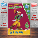 Personalised Pluto Desney Birthday Card (SA)