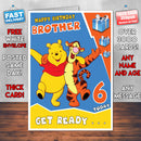Personalised Pooh Tiger And Bear Birthday Card (SA)