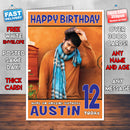 Personalised Prabhas INSPIRED THEME Celebrity Birthday Card (SA)