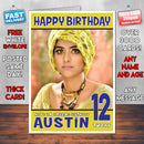 Personalised Prachi Tehlan INSPIRED THEME Celebrity Birthday Card (SA)