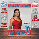 Personalised Preity Zinta Bollywood Inspired Style Birthday Card (SA)