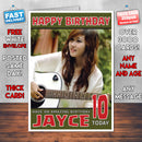 Personalised Pretty Nature Celebrity Inspired Style Birthday Card (SA)