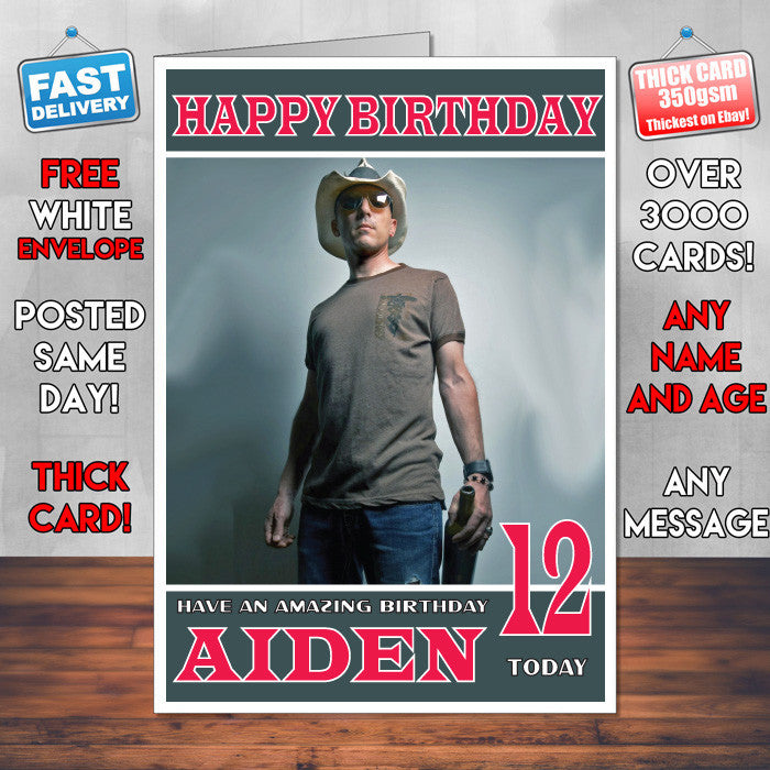 Personalised Puscifer Celebrity Inspired Style Birthday Card (SA)